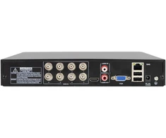 DVR/NVR PNI House AHD880, 8 analoginiai kanalai 4K-N arba 8 IP kanalai 5MP, H265+, garso įvestis, garso išvestis, USB2.0, 2 x SATA maks. 8TB