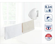 Leifheit Rollfix Single 80 Longline wall-mounted dryer