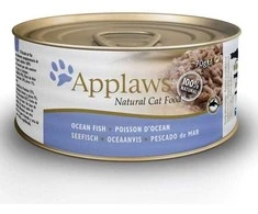 APPLAWS Ocean fish in broth – šlapias kačių maistas – 156g