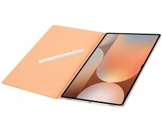 EF-BX910POE Samsung Smart Book Cover Galaxy Tab S9 Ultra/S10 Ultra dėklas planšetiniam kompiuteriui oranžinės spalvos