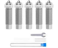 ELEGOO Neptune 4 Plus / 4 Max grūdinto plieno antgalių rinkinys (0.4 mm x 3, 0.6 mm x 1, 0.8 mm x 1)
