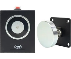 Elektromagnetas durims prilaikyti PNI EM50KG Fail safe, montuojamas ant sienos, 12/24V, laikymo jėga 50 kg
