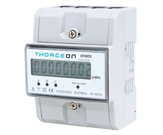 Elektros energijos matuoklis, 3 fazių, DIN, 100A, THORGEON