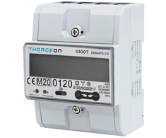Elektros energijos matuoklis, 3 fazių, DIN, 80A, MOD-BUS, sertifikuotas MID, THORGEON