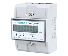 Elektros energijos matuoklis, 3 fazių, DIN, 80A, THORGEON
