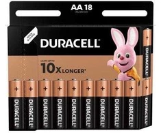 Elementai DURACELL AA/LR06, 1,5V, 18 vnt.