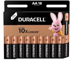 Elementai DURACELL AA/LR06, 1,5V, 18 vnt.