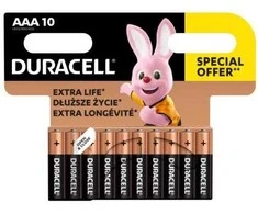 Elementai DURACELL AAA/LR03, 1.5V, 10 vnt.