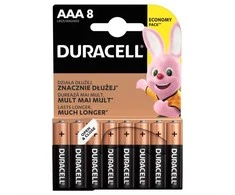 Elementai DURACELL AAA/LR03, 1,5V, 8 vnt.
