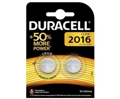 Elementai Duracell, CR2016, 3 V, 2 vnt.