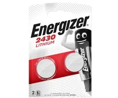 Elementai ENERGIZER CR2430, 3V, 2vnt.