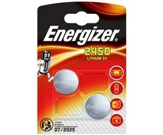 Elementai ENERGIZER CR2450, 3V, 2 vnt.