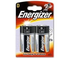 Elementai ENERGIZER, D/LR20, 1,5V, 2 vnt.