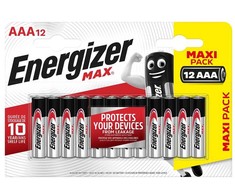 Elementai ENERGIZER MAX, AAA/LR03, 1.5V, 12vnt