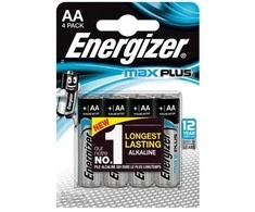 Elementai ENERGIZER MAX PLUS AA/LR06, 1,5V, 4 vnt.