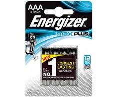 Elementai ENERGIZER MAX PLUS AAA/LR03, 1,5V, 4 vnt.