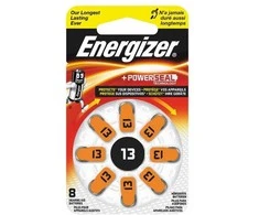 Elementai ENERGIZER, ZA13, 1.4V, 8 vnt