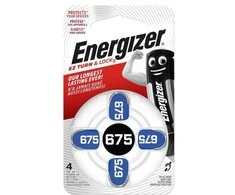 Elementai Energizer, ZA675/PR44, 1.4V, 4 vnt