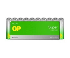 Elementai GP SUPER ALKALINE AA/LR06, 1,5V, 20 vnt.