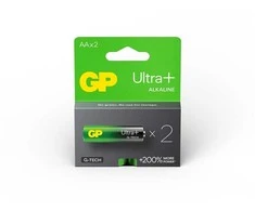 Elementai GP ULTRA+ ALKALINE AA/LR06, 1,5V, 2 vnt.