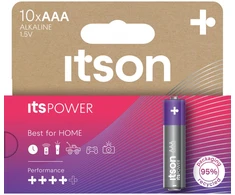 Elementai Panasonic Itson itsPOWER, AAA Alkaline, 10 vnt./pak.