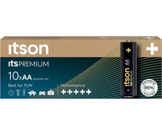 Elementai Panasonic Itson itsPREMIUM, AA šarminiai, 10 vnt./pak.