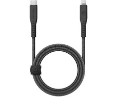 ENERGEA Flow USB-C į Lightning C94 MFI Kabelis 1.5m juodos spalvos 60W 3A PD Fast Charge