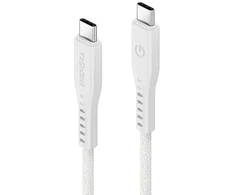 ENERGEA Flow USB-C į USB-C Kabelis 1.5m Baltas 240W 5A PD Greitas įkrovimas
