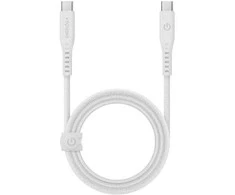 ENERGEA Flow USB-C į USB-C Kabelis 1.5m Baltas 240W 5A PD Greitas įkrovimas