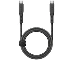 ENERGEA Flow USB-C į USB-C Kabelis 1.5m juodos spalvos 240W 5A PD Fast Charge
