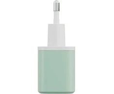 Energea Laidinis įkroviklis Bazic GoPort Velox Kit USB-C/USB-A GaN 35W with cable žalias