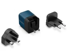 Dėklas Energizer Ultimate - Multiplug EU / UK / US GaN 20W PD mains įkroviklis Mėlyna