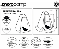 Enero Camp TURISTINĖ PERSIRENGIMO PALAPINĖ 110X110X190CM 1047119