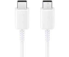 EP-DG977BWE Samsung USB-C/USB-C duomenų kabelis 1m baltos spalvos (Bulk)