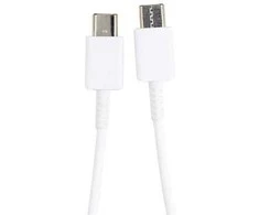 EP-DG980BWE Samsung USB-C/USB-C duomenų kabelis 3A 1m baltos spalvos (Bulk)