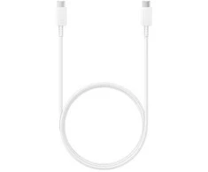 112803 EP-TA845EWE + EP-DW767JWE Samsung 45W Kelioninis įkroviklis + USB-C/USB-C kabelis baltos spalvos (OOB Bulk pakuotė)
