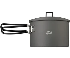 ESBIT PT1600HA turistinis maisto gaminimo indas Stiklinis indelis 1,6 L Aliuminis, Juoda