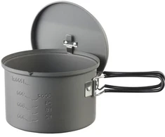 ESBIT PT1600HA turistinis maisto gaminimo indas Stiklinis indelis 1,6 L Aliuminis, Juoda