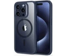 ESR Air Armor Dėklas MagSafe Apple iPhone 15 Pro Max, Clear Mėlyna