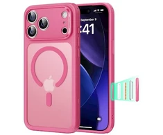 ESR Classic Hybrid Dėklas iPhone 17 Pro, frosted pink