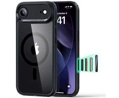 ESR Classic Hybrid Dėklas Apple iPhone Air, skaidrus juodos spalvos