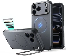 Dėklas Esr Cyber Tough Kickstand Magsafe iPhone 17 Pro / 18 Pro pilka
