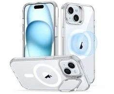 ESR Hybrid HaloLock Dėklas Stash Stand Apple iPhone 15 Plus, skaidrus