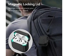 Dėklas ESR ORBIT HALOLOCK MAGSAFE Apple AirPods 4 juodos spalvos