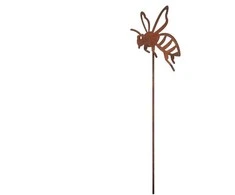 Esschert_Des Dekoracija „Bitė” TT243, 8 cm x 0.4 cm x 38.3 cm, ruda