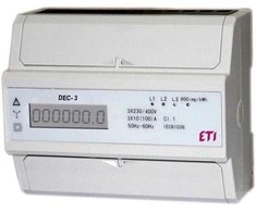 ETI Modulinis elektros skaitiklis (DEC-3, 3 fazių)