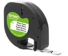 Etikečių juostelė Dymo, Letratag, 12mmx4m, popierinė