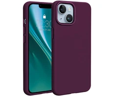 Etteri silikoninis Mag dėklas, skirtas iPhone 14 6,1" tamsios vyšnios spalvos