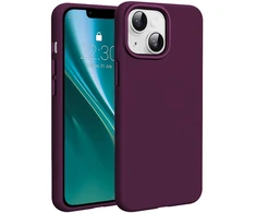Etteri silikoninis Mag dėklas, skirtas iPhone 15 6,1" tamsios vyšnios spalvos