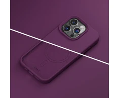 Etteri silikoninis Mag dėklas, skirtas iPhone 16 Pro Max 6,9", tamsios vyšnios spalvos